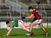 15 November 2020; Matthew Ruane of Mayo in action against Cillian McDaid of Galway during the Connacht GAA Football Senior Championship Final match between Galway and Mayo at Pearse Stadium in Galway. Photo by Ramsey Cardy/Sportsfile
