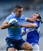 15 November 2020; James McCarthy of Dublin in action against Gareth Dillon of Laois during the Leinster GAA Football Senior Championship Semi-Final match between Dublin and Laois at Croke Park in Dublin. Photo by Eóin Noonan/Sportsfile