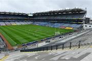 15 November 2020; A general view of Hill 16 empty during the Leinster GAA Football Senior Championship Semi-Final match between Dublin and Laois at Croke Park in Dublin. Photo by Piaras Ó Mídheach/Sportsfile