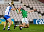 15 November 2020; Tom Morrissey of Limerick is tackled by Shane Fives of Waterford during the Munster GAA Hurling Senior Championship Final match between Limerick and Waterford at Semple Stadium in Thurles, Tipperary. Photo by Brendan Moran/Sportsfile