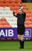 15 November 2020; Referee Martin McNally from Monaghan during the Ulster GAA Football Senior Championship Semi-Final match between Cavan and Down at Athletic Grounds in Armagh. Photo by Philip Fitzpatrick/Sportsfile