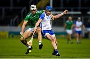 15 November 2020; Austin Gleeson of Waterford in action against Kyle Hayes of Limerick during the Munster GAA Hurling Senior Championship Final match between Limerick and Waterford at Semple Stadium in Thurles, Tipperary. Photo by Brendan Moran/Sportsfile