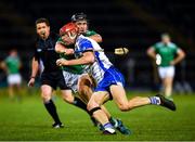 15 November 2020; Tadhg De Búrca of Waterford is tackled by Peter Casey of Limerick during the Munster GAA Hurling Senior Championship Final match between Limerick and Waterford at Semple Stadium in Thurles, Tipperary. Photo by Ray McManus/Sportsfile