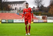 15 November 2020; Shelbourne captain Ryan Brennan during the SSE Airtricity League Play-off Final match between Shelbourne and Longford Town at Richmond Park in Dublin. Photo by Ben McShane/Sportsfile
