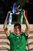 15 November 2020; Limerick captain Declan Hannon lifts the cup after the Munster GAA Hurling Senior Championship Final match between Limerick and Waterford at Semple Stadium in Thurles, Tipperary. Photo by Ray McManus/Sportsfile