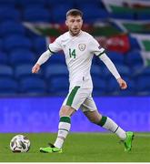 15 November 2020; Jack Byrne of Republic of Ireland during the UEFA Nations League B match between Wales and Republic of Ireland at Cardiff City Stadium in Cardiff, Wales. Photo by Stephen McCarthy/Sportsfile