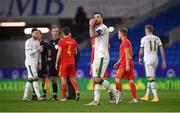 15 November 2020; Shane Duffy of Republic of Ireland following the UEFA Nations League B match between Wales and Republic of Ireland at Cardiff City Stadium in Cardiff, Wales. Photo by Stephen McCarthy/Sportsfile