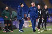15 November 2020; Republic of Ireland manager Stephen Kenny during the UEFA Nations League B match between Wales and Republic of Ireland at Cardiff City Stadium in Cardiff, Wales. Photo by Stephen McCarthy/Sportsfile