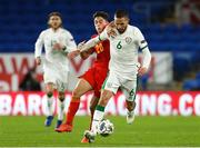 15 November 2020; Conor Hourihane of Republic of Ireland in action against Daniel James of Wales during the UEFA Nations League B match between Wales and Republic of Ireland at Cardiff City Stadium in Cardiff, Wales. Photo by Gareth Everett/Sportsfile