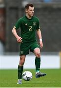 15 November 2020; Lee O’Connor of Republic of Ireland during the UEFA European U21 Championship Qualifier match between Republic of Ireland and Iceland at Tallaght Stadium in Dublin.  Photo by Harry Murphy/Sportsfile