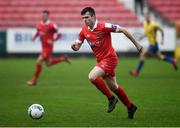 15 November 2020; Alex O'Hanlon of Shelbourne during the SSE Airtricity League Play-off Final match between Shelbourne and Longford Town at Richmond Park in Dublin. Photo by Ben McShane/Sportsfile