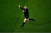 14 November 2020; Referee Fergal Horgan during the Leinster GAA Hurling Senior Championship Final match between Kilkenny and Galway at Croke Park in Dublin. Photo by Harry Murphy/Sportsfile