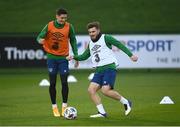 16 November 2020; Ryan Manning, right, and Callum O’Dowda during a Republic of Ireland training session at the FAI National Training Centre in Abbotstown, Dublin. Photo by Stephen McCarthy/Sportsfile