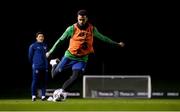 16 November 2020; Cyrus Christie during a Republic of Ireland training session at the FAI National Training Centre in Abbotstown, Dublin. Photo by Stephen McCarthy/Sportsfile
