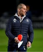 16 November 2020; Leinster senior coach Stuart Lancaster ahead of the Guinness PRO14 match between Leinster and Edinburgh at RDS Arena in Dublin. Photo by Ramsey Cardy/Sportsfile