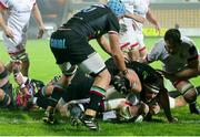 16 November 2020; Marcell Coetzee of Ulster scores a try during the Guinness PRO14 match between Zebre and Ulster at Stadio Lanfranchi in Parma, Italy. Photo by Roberto Bregani/Sportsfile