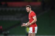 13 November 2020; Dan Biggar of Wales during the Autumn Nations Cup match between Ireland and Wales at Aviva Stadium in Dublin. Photo by David Fitzgerald/Sportsfile