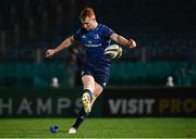 16 November 2020; Ciarán Frawley of Leinster kicks a conversion during the Guinness PRO14 match between Leinster and Edinburgh at the RDS Arena in Dublin. Photo by Harry Murphy/Sportsfile