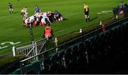 16 November 2020; A general view of a scrum during the Guinness PRO14 match between Leinster and Edinburgh at RDS Arena in Dublin. Photo by Ramsey Cardy/Sportsfile