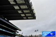 15 November 2020; A view of the scoreboard prior to the Leinster GAA Football Senior Championship Semi-Final match between Dublin and Laois at Croke Park in Dublin. Photo by Eóin Noonan/Sportsfile
