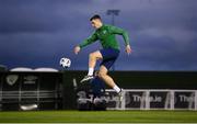 17 November 2020; Ciaran Clark during a Republic of Ireland training session at the FAI National Training Centre in Abbotstown, Dublin. Photo by Stephen McCarthy/Sportsfile