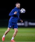 17 November 2020; Conor Hourihane during a Republic of Ireland training session at the FAI National Training Centre in Abbotstown, Dublin. Photo by Stephen McCarthy/Sportsfile