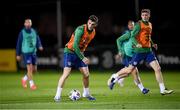 17 November 2020; Troy Parrott and Jack Taylor, right, during a Republic of Ireland training session at the FAI National Training Centre in Abbotstown, Dublin. Photo by Stephen McCarthy/Sportsfile