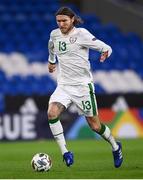 15 November 2020; Jeff Hendrick of Republic of Ireland during the UEFA Nations League B match between Wales and Republic of Ireland at Cardiff City Stadium in Cardiff, Wales. Photo by Stephen McCarthy/Sportsfile
