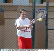 23 January 2004; David Fitzgerald, Clare, during a game of tennis in advance of the Vodafone All Stars game. Mission Palms Hotel, East Fifth Street, Temple, Arizona, USA. Picture credit; Ray McManus / SPORTSFILE *EDI*