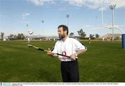 23 January 2004; GAA President Sean Kelly during training in advance of the Vodafone Allstars game. Scotsdale Community College, Chaperal Road, Phoenix, Arizona, USA. Picture credit; Ray McManus / SPORTSFILE *EDI*