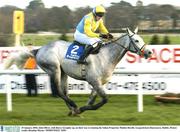 25 January 2004; John Oliver, with Barry Geraghty up, on their way to winning the Saltan Properties Maiden Hurdle. Leopardstown Racecourse, Dublin. Picture credit; Brendan Moran / SPORTSFILE *EDI*