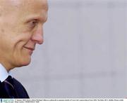 27 January 2004; Soccer referee Pierluigi Collina at a photocall to announce details of Coca-Cola's sponsorship of Euro 2004. The Helix, DCU, Dublin. Picture credit; Brian Lawless / SPORTSFILE *EDI*