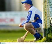 25 January 2004; Kevin Galvin, Laois goalkeeper. Walsh Cup, Offaly v Laois, St. Brendan's Park, Birr, Co. Offaly. Picture credit; Damien Eagers / SPORTSFILE *EDI*