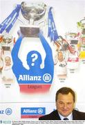 29 January 2004; Dublin manager Tommy Lyons at the launch of the Allianz National Football and Hurling Leagues 2004, which is the 12th year of sponsorship for the National Leagues by Allianz. Allianz House, Burlington Road, Dublin. Picture credit; Brian Lawless / SPORTSFILE *EDI*