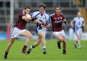 6 July 2013; Conor Doherty, Galway, in action against Conor Phelan, Waterford. GAA Football All-Ireland Senior Championship, Round 2, Galway v Waterford, Pearse Stadium, Salthill, Galway. Picture credit: Ray Ryan / SPORTSFILE