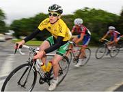 6 July 2013; Overall race leader Eddie Dunbar, Ireland - Stena Line, in action during Stage 5 on the 2013 Junior Tour of Ireland, Ennis - Cooraclare, Co. Clare. Picture credit: Stephen McMahon / SPORTSFILE