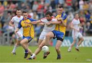 6 July 2013; Joe McMahon, Tyrone, in action against Donie Shine, Roscommon. GAA Football All-Ireland Senior Championship, Round 2, Roscommon v Tyrone, Dr Hyde Park, Roscommon. Picture credit: Matt Browne / SPORTSFILE