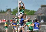 7 July 2013; Conor Jordan, Kerry, cathes a high ball during the game. Electric Ireland Munster GAA Football Minor Championship Final, Kerry v Tipperary, Fitzgerald Stadium, Killarney, Co. Kerry. Picture credit: Barry Cregg / SPORTSFILE