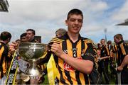 7 July 2013; Kilkenny captain James Tyrrell celebrates with the cup after the game. Electric Ireland Leinster GAA Hurling Minor Championship Final, Laois v Kilkenny, Croke Park, Dublin. Picture credit: David Maher / SPORTSFILE