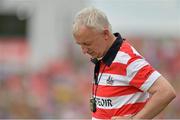 7 July 2013; Cork manager Conor Counihan during the final moments of the second half. Munster GAA Football Senior Championship Final, Kerry v Cork, Fitzgerald Stadium, Killarney, Co. Kerry. Picture credit: Diarmuid Greene / SPORTSFILE