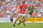 7 July 2013; Colm Cooper, Kerry, in action against James Loughrey, Cork. Munster GAA Football Senior Championship Final, Kerry v Cork, Fitzgerald Stadium, Killarney, Co. Kerry. Picture credit: Barry Cregg / SPORTSFILE