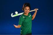 18 November 2020; Team Ireland hockey player, Anna O’Flanagan, pictured today at the launch of the Olympic Federation of Ireland’s ‘Dare to Believe’ programme, which also saw FBD Insurance unveiled as the official programme sponsor.  ‘Dare to Believe’ will see 25 Irish athletes visit schools across Ireland, telling their own personal and sporting stories and teaching students how to set goals and adopt healthy lifestyles through participation in sport. The programme highlights the Olympic and values of respect & equality, healthy mind and body, joy of effort and striving for excellence, in order to inspire the next generation of Irish Olympic athletes. You can find out more here: https://www.daretobelieve.ie/ Photo by Eóin Noonan/Sportsfile