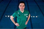 18 November 2020; Team Ireland diver, Oliver Dingley, pictured today at the launch of the Olympic Federation of Ireland’s ‘Dare to Believe’ programme, which also saw FBD Insurance unveiled as the official programme sponsor.  ‘Dare to Believe’ will see 25 Irish athletes visit schools across Ireland, telling their own personal and sporting stories and teaching students how to set goals and adopt healthy lifestyles through participation in sport. The programme highlights the Olympic and values of respect & equality, healthy mind and body, joy of effort and striving for excellence, in order to inspire the next generation of Irish Olympic athletes. You can find out more here: https://www.daretobelieve.ie/ Photo by Eóin Noonan/Sportsfile