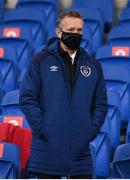 15 November 2020; FAI Chief Executive Jonathan Hill during the UEFA Nations League B match between Wales and Republic of Ireland at Cardiff City Stadium in Cardiff, Wales. Photo by Stephen McCarthy/Sportsfile