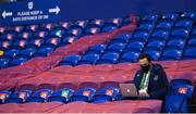 15 November 2020; Daniel Kelly, FAI communications executive, during the UEFA Nations League B match between Wales and Republic of Ireland at Cardiff City Stadium in Cardiff, Wales. Photo by Stephen McCarthy/Sportsfile
