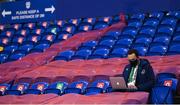 15 November 2020; Daniel Kelly, FAI communications executive, during the UEFA Nations League B match between Wales and Republic of Ireland at Cardiff City Stadium in Cardiff, Wales. Photo by Stephen McCarthy/Sportsfile