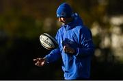 18 November 2020; Leinster head coach Leo Cullen during Leinster Rugby squad training at UCD in Dublin. Photo by Harry Murphy/Sportsfile