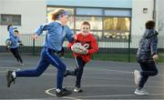 19 November 2020; Bobby Moran in action during Leinster Rugby training at Gaelscoil Moshíológ in Gorey, Wexford. Photo by Matt Browne/Sportsfile