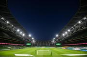 18 November 2020; A general view of the Aviva Stadium prior to the UEFA Nations League B match between Republic of Ireland and Bulgaria at the Aviva Stadium in Dublin. Photo by Stephen McCarthy/Sportsfile