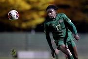 18 November 2020; Joshua Ogunfaolu-Kayode of Republic of Ireland during the UEFA European U21 Championship Qualifier match between Luxembourg and Republic of Ireland at Stade Henri-Dunant in Beggen, Luxembourg. Photo by Gerry Schmidt/Sportsfile
